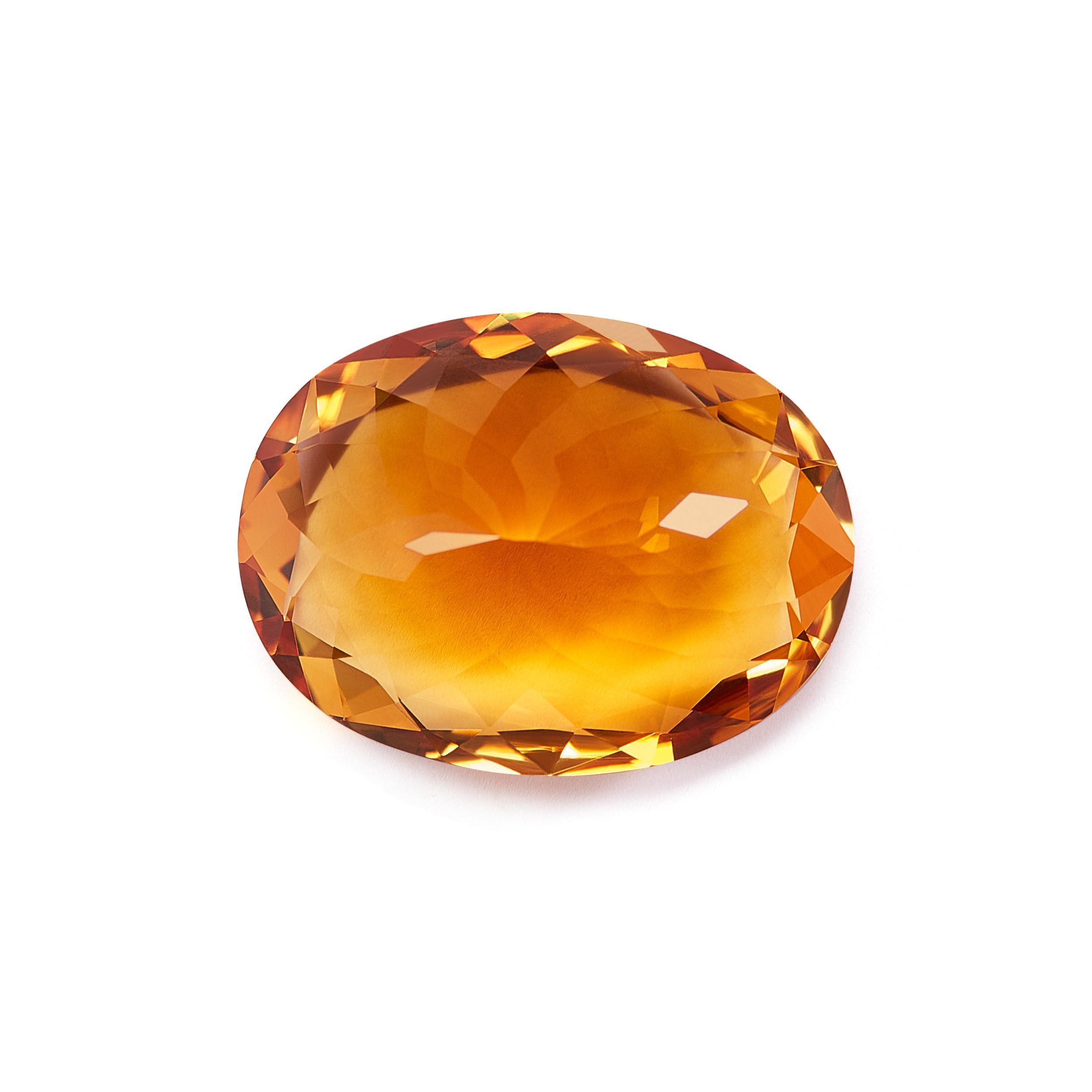51.55ct Honey Citrine unheated treatment 
